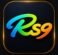Rs9 Game HD logo with colorful 3D gradient text and golden border on black background